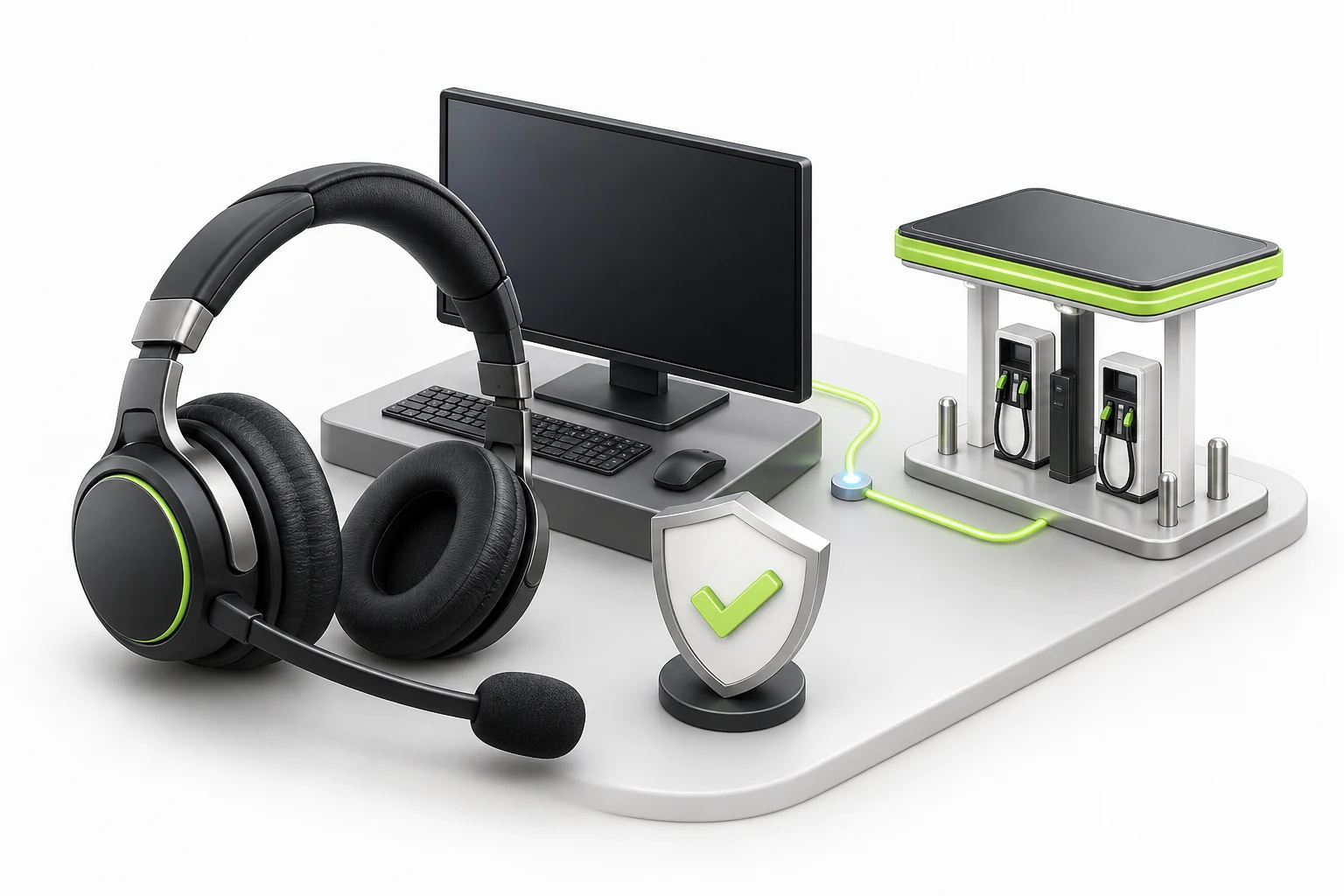Station workstation and connected team-support tools